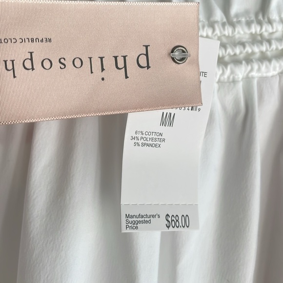 White maxi skirt. NWT - Picture 2 of 6
